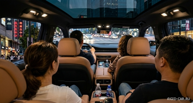 роскошный салон кроссовера Li Auto L9